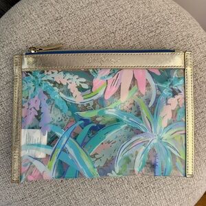 Lilly Pulitzer Clear Pouch Sweet Escape